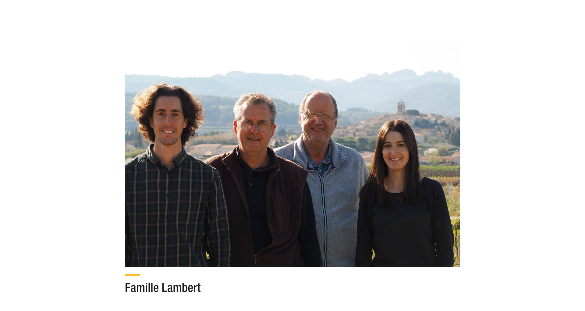 Famille Lambert - Domaine des Pasquiers