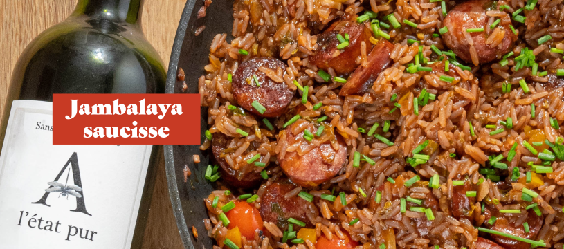 Jambalaya Saucisse pour 4 personnes