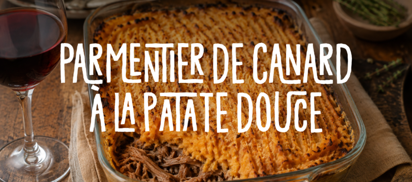 Parmentier de canard à la patate douce