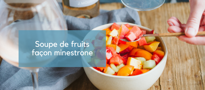 Fruit soup minestrone style