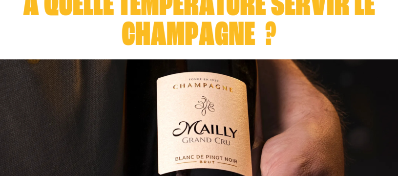 À quelle température servir le champagne pour en révéler tous les arômes ?