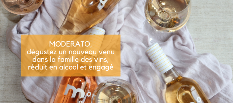 Moderato, taste a newcomer to the family of wines, reduced in alcohol and committed