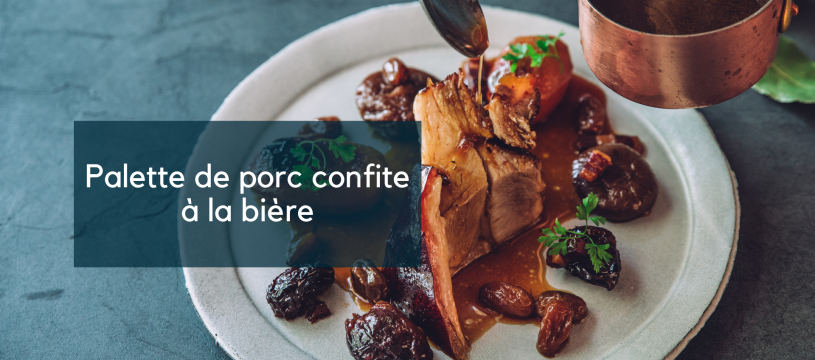 Palette de porc rôtie à la bière