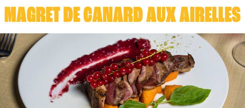 Magret de canard aux airelles des bois