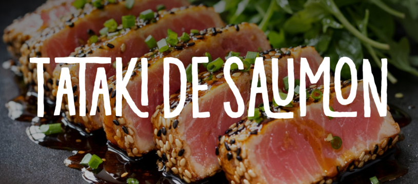 Tataki de saumon