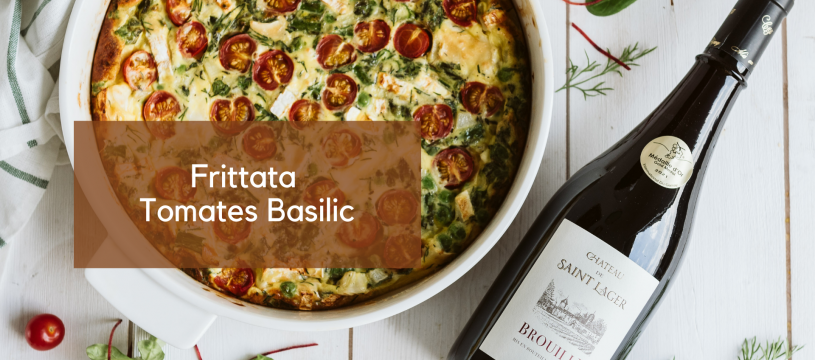 La Frittata Tomates Basilic