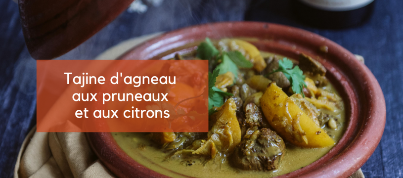 Tajine d’agneau aux pruneaux et aux citrons confits