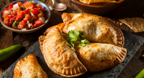 Chilean empanadas with lamb stuffing